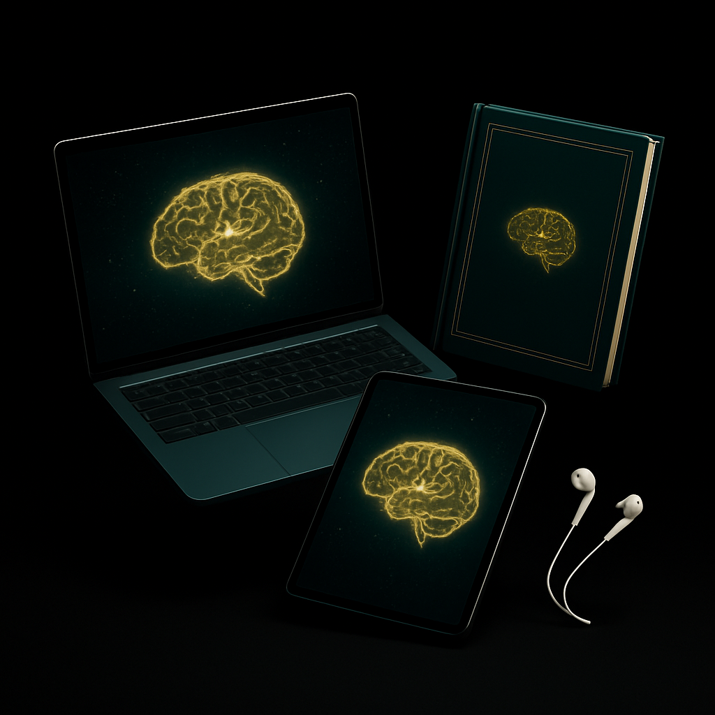 The complete Manifest Tomorrow program bundle including video course, e-book, and audio